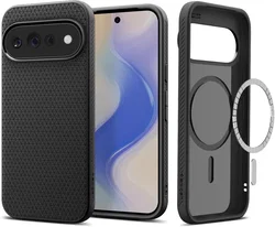 Spigen Liquid Air MagFit Google Pixel 11 Pro XL Hoesje MagSafe Back Cover Zwart afbeelding