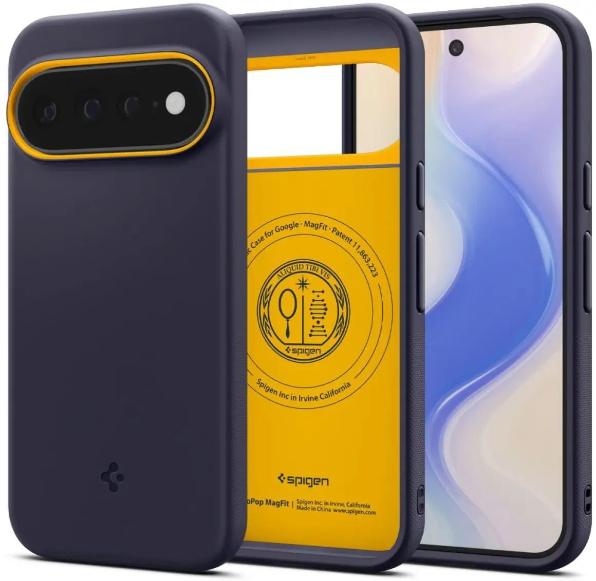 Spigen Nano Pop MagFit Google Pixel 11 Pro XL Hoesje MagSafe Back Cover Blauw afbeelding 1