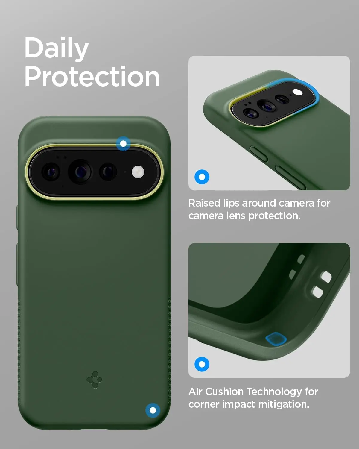 Spigen Nano Pop MagFit Google Pixel 11 Pro XL Hoesje MagSafe Back Cover Groen afbeelding 4