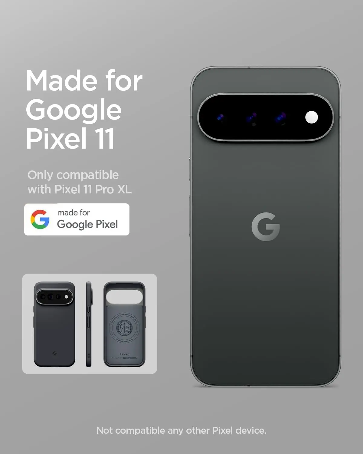 Spigen Nano Pop MagFit Google Pixel 11 Pro XL Hoesje MagSafe Back Cover Zwart afbeelding 2