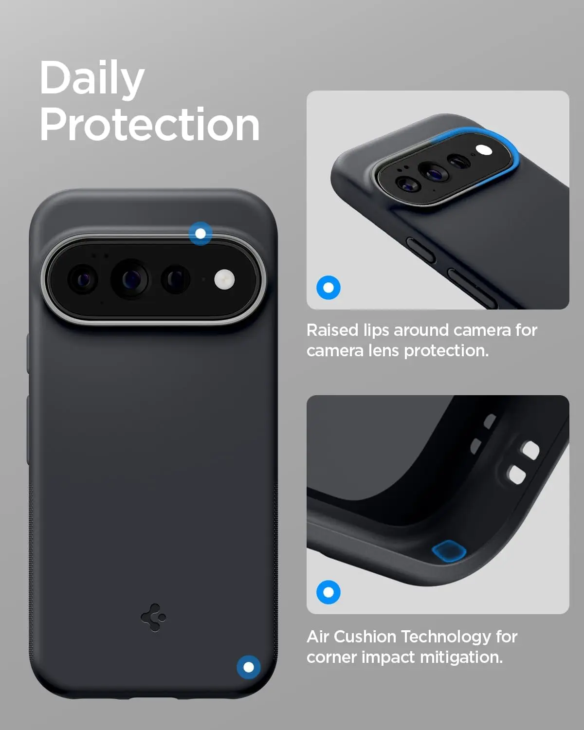 Spigen Nano Pop MagFit Google Pixel 11 Pro XL Hoesje MagSafe Back Cover Zwart afbeelding 4