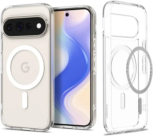 Spigen Ultra Hybrid MagFit Google Pixel 11 Pro XL Hoesje MagSafe Transparant Wit afbeelding 1