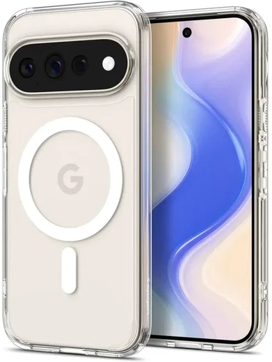 Spigen Ultra Hybrid MagFit Google Pixel 11 Pro XL Hoesje MagSafe Transparant Wit afbeelding 2