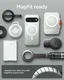 Spigen Ultra Hybrid MagFit Google Pixel 11 Pro XL Hoesje MagSafe Transparant Wit afbeelding 6