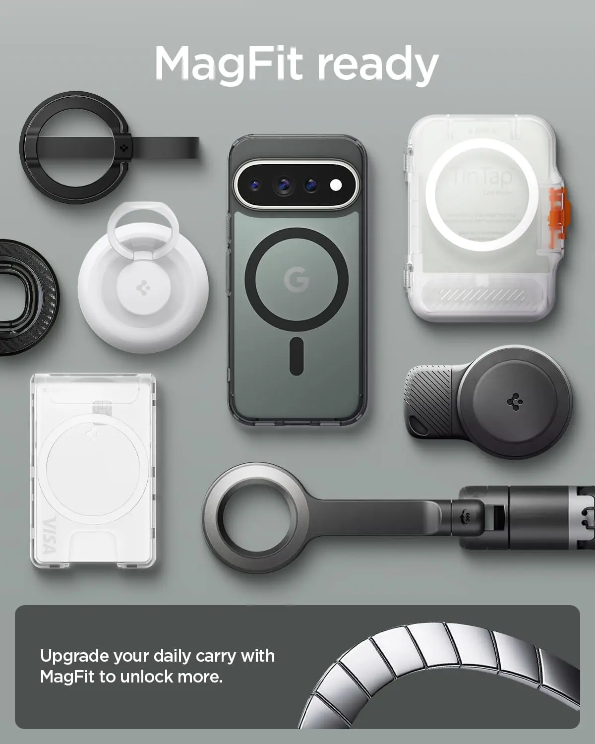Spigen Ultra Hybrid MagFit Google Pixel 11 Pro XL Hoesje MagSafe Zwart afbeelding 6