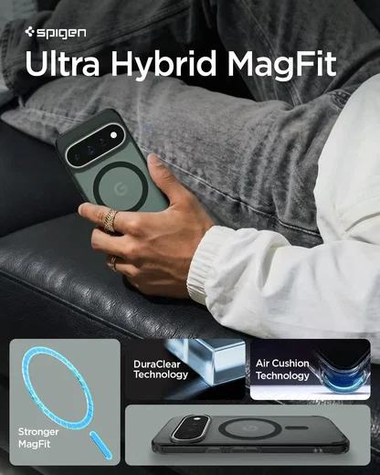 Spigen Ultra Hybrid MagFit Google Pixel 11 Pro XL Hoesje MagSafe Zwart afbeelding 8