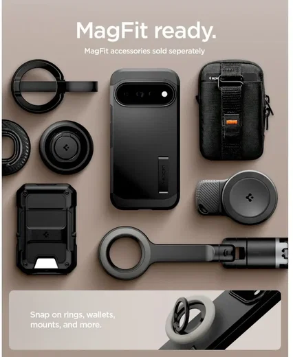 Spigen Tough Armor Google Pixel 11 Pro XL Hoesje MagSafe Back Cover Zwart afbeelding 7