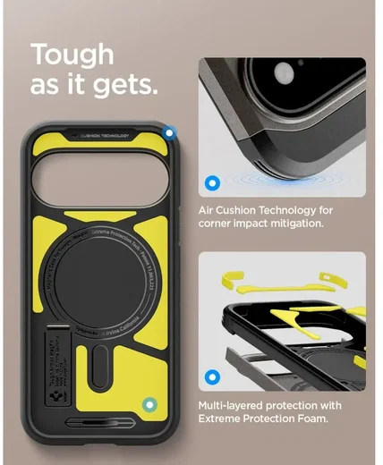Spigen Tough Armor Google Pixel 11 Pro XL Hoesje MagSafe Back Cover Gunmetal afbeelding 5