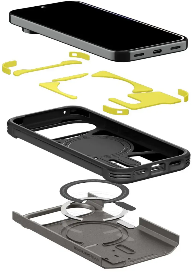 Spigen Tough Armor Google Pixel 11 Pro XL Hoesje MagSafe Back Cover Gunmetal afbeelding 12