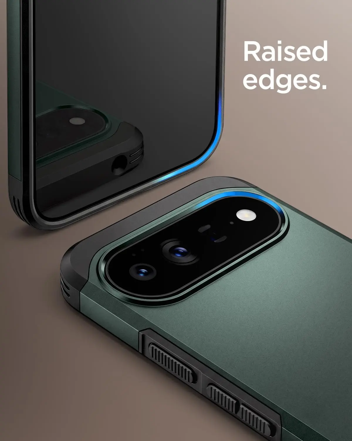 Spigen Tough Armor Google Pixel 11 Pro XL Hoesje MagSafe Back Cover Groen afbeelding 4