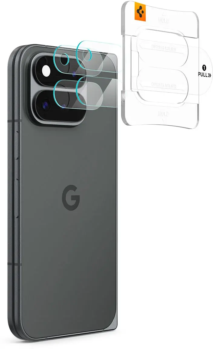 Spigen EZ Fit Optik Pro Google Pixel 11 Pro Fold Camera Protector Clear (2-Pack) afbeelding 2