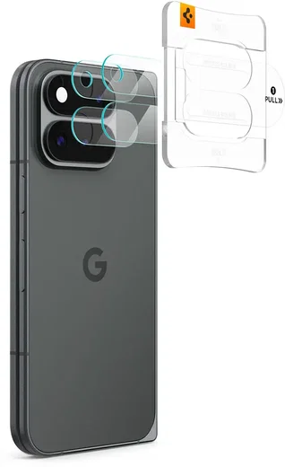 Spigen EZ Fit Optik Pro Google Pixel 11 Pro Fold Camera Protector Clear (2-Pack) afbeelding 2