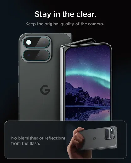 Spigen EZ Fit Optik Pro Google Pixel 11 Pro Fold Camera Protector Clear (2-Pack) afbeelding 7