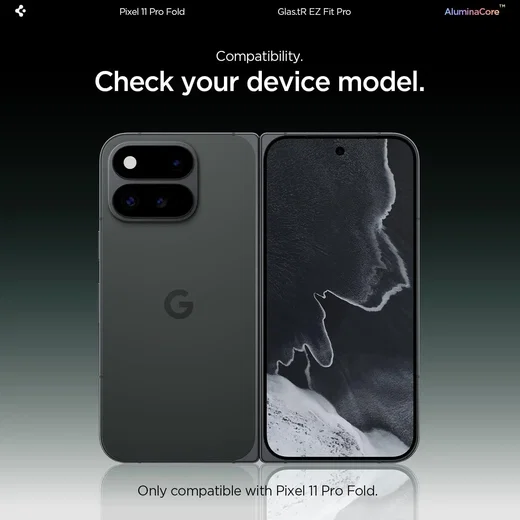 Spigen EZ Fit GLAS.tR Google Pixel 11 Pro Fold Screen Protector 2-Pack afbeelding 2