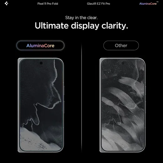 Spigen EZ Fit GLAS.tR Google Pixel 11 Pro Fold Screen Protector 2-Pack afbeelding 5