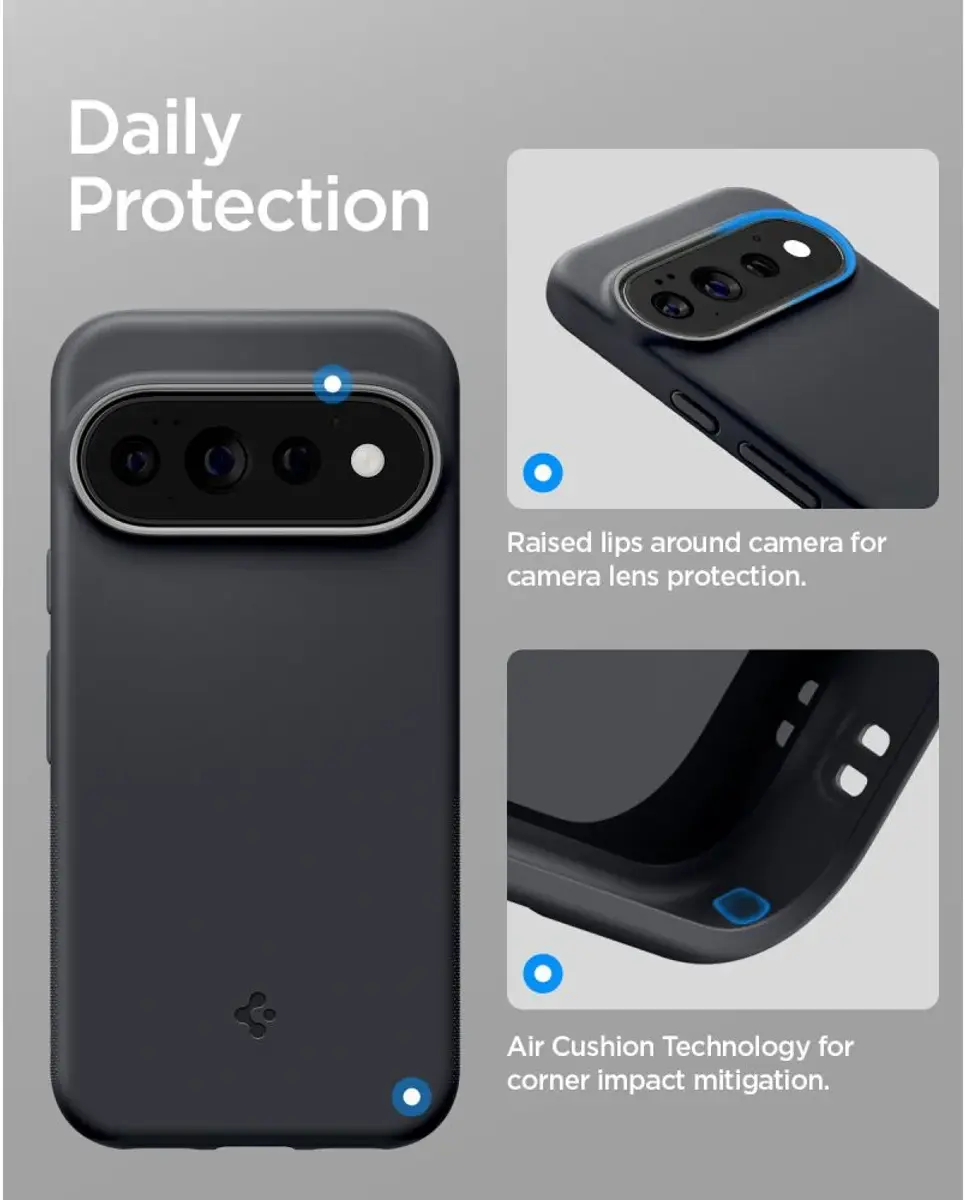 Spigen Nano Pop MagFit Google Pixel 11 Pro Hoesje MagSafe Back Cover Zwart afbeelding 4