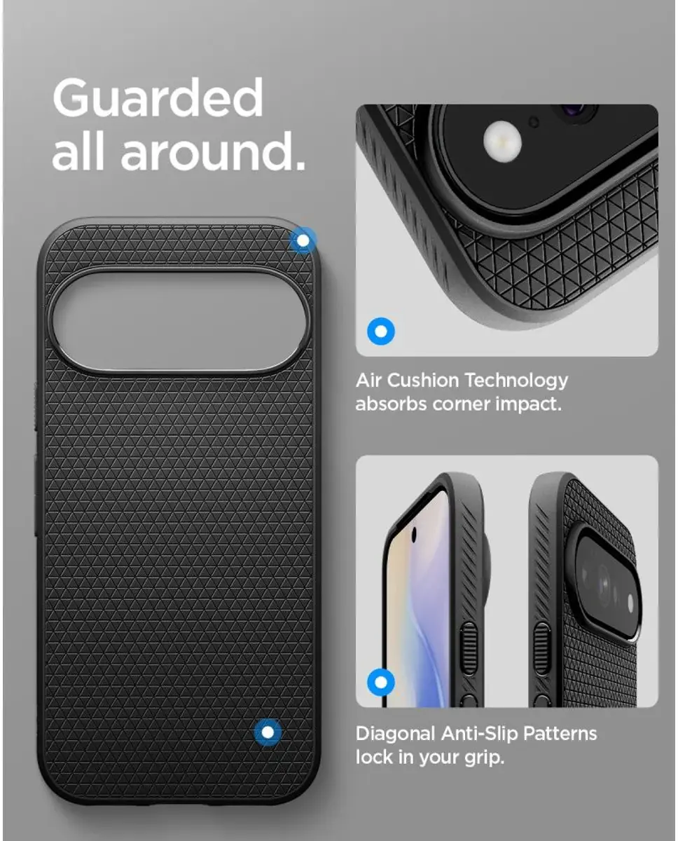 Spigen Liquid Air MagFit Google Pixel 11 Pro Hoesje MagSafe Back Cover Zwart afbeelding 6