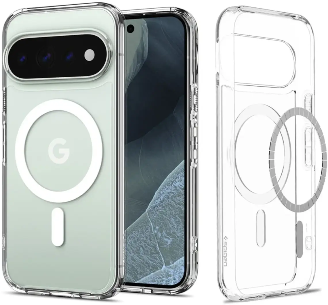 Spigen Ultra Hybrid MagFit Google Pixel 11 Pro Hoesje MagSafe Transparant Wit afbeelding 1