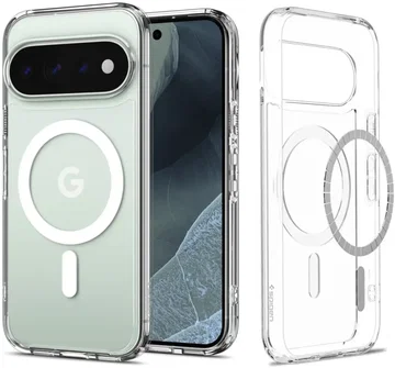 Spigen Ultra Hybrid MagFit Google Pixel 11 Pro Hoesje MagSafe Transparant Wit