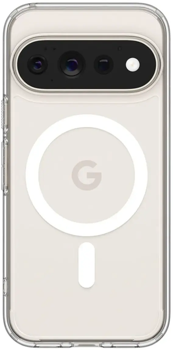 Spigen Ultra Hybrid MagFit Google Pixel 11 Pro Hoesje MagSafe Transparant Wit afbeelding 8
