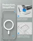 Spigen Ultra Hybrid MagFit Google Pixel 11 Pro Hoesje MagSafe Transparant Wit afbeelding 4