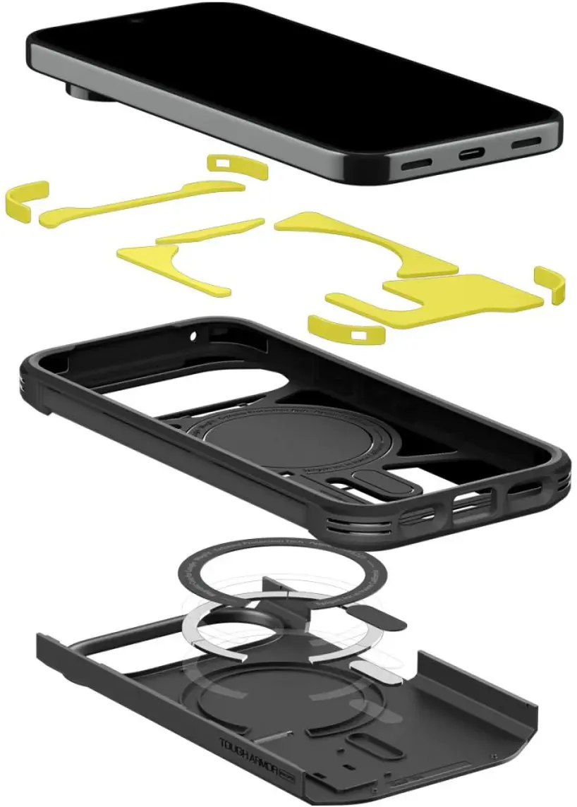 Spigen Tough Armor Google Pixel 11 Pro Hoesje MagSafe Back Cover Zwart afbeelding 13