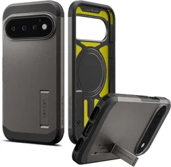 Spigen Tough Armor Google Pixel 11 Pro Hoesje MagSafe Back Cover Gunmetal afbeelding