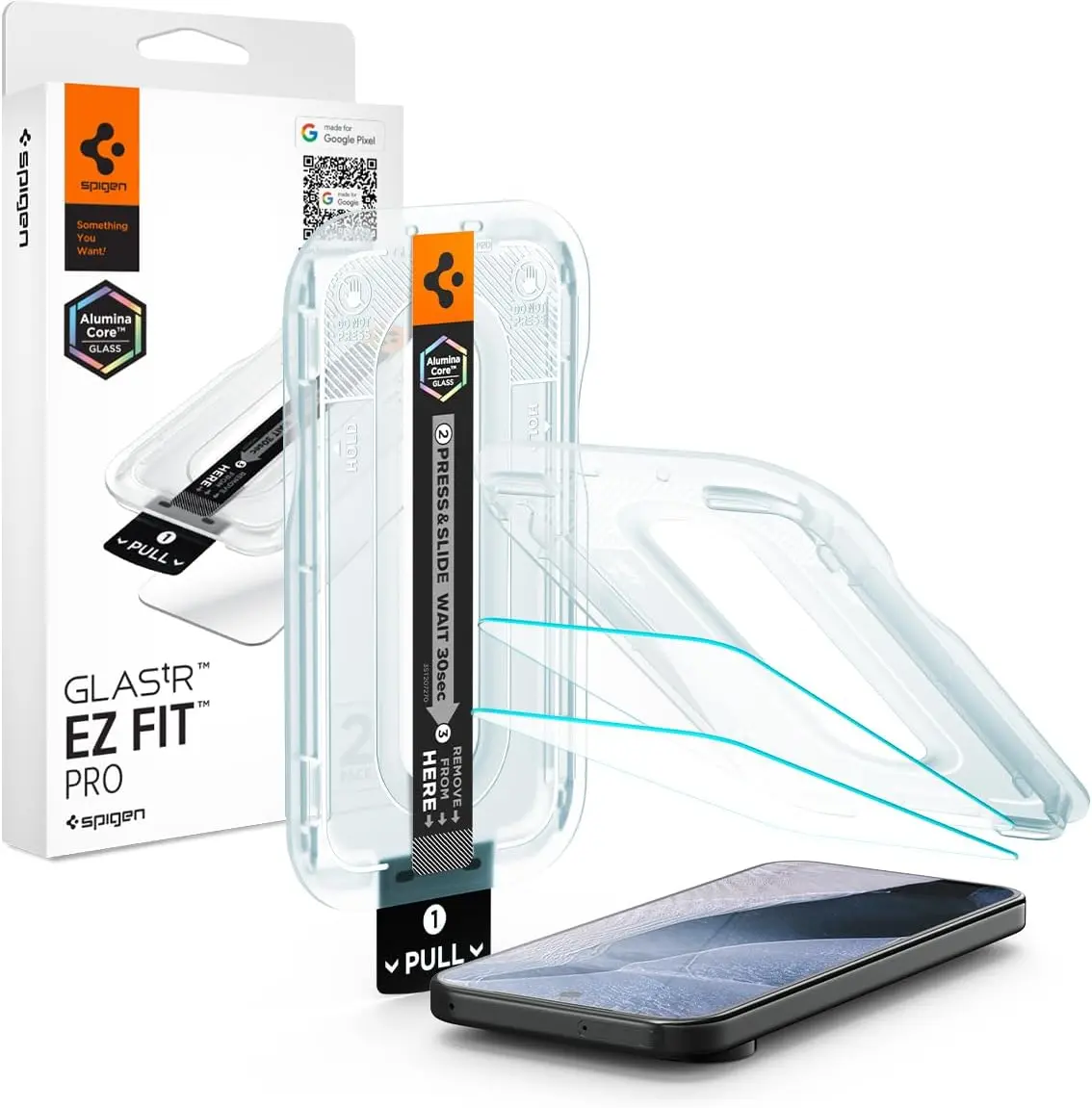 Spigen EZ Fit GLAS.tR Google Pixel 11 Pro XL Screen Protector 2-Pack afbeelding 1