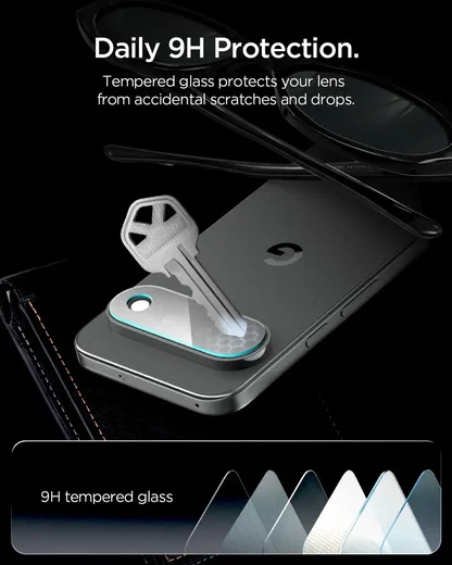 Spigen EZ Fit Optik Pro Google Pixel 11 Pro Camera Lens Protector Clear (2-Pack) afbeelding 4