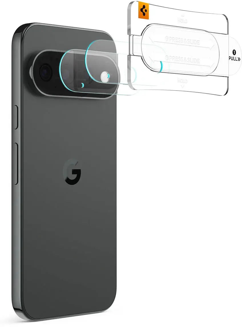 Spigen EZ Fit Optik Pro Google Pixel 11 Pro XL Camera Protector Clear (2-Pack) afbeelding 2