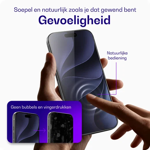 Buddi Easy Fit Apple iPhone 18 Pro Tempered Glass met Installatietray (2-pack) afbeelding 6