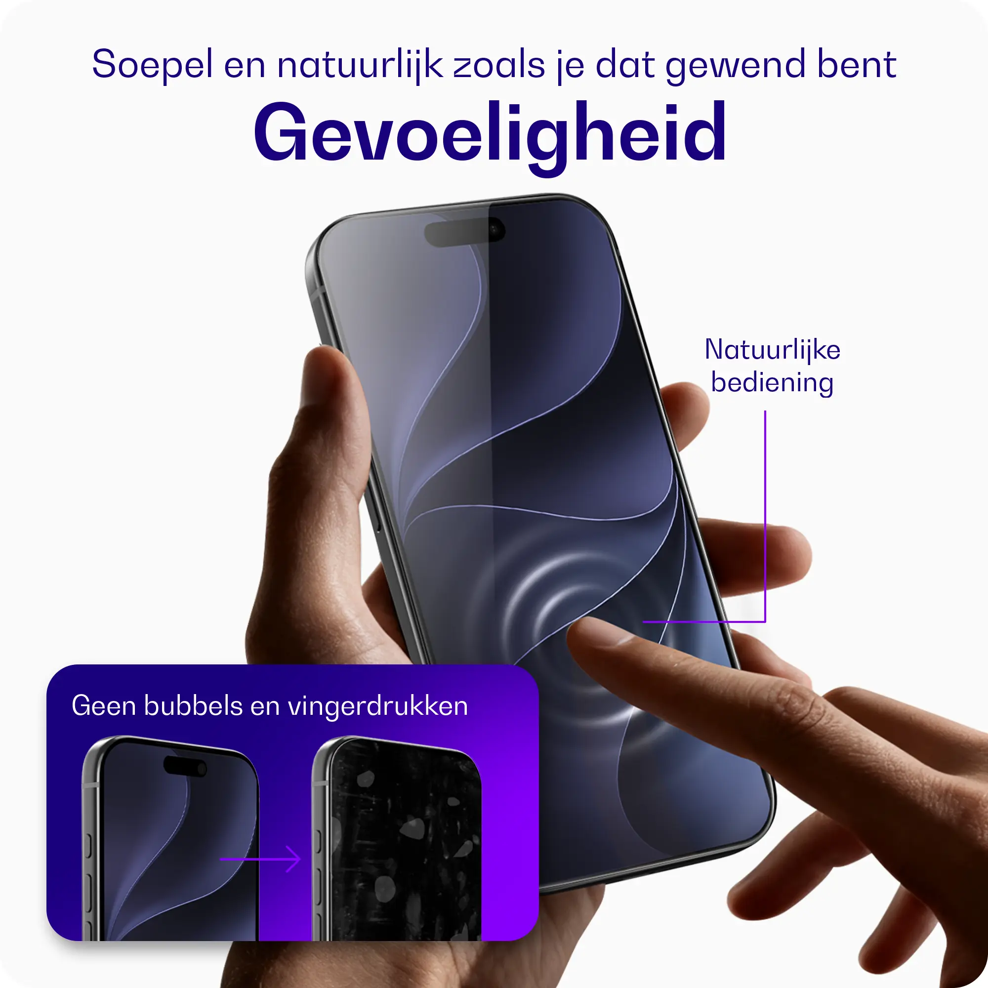 Buddi Easy Fit Apple iPhone 18 Pro Max Tempered Glass met Installatie (2-pack) afbeelding 4