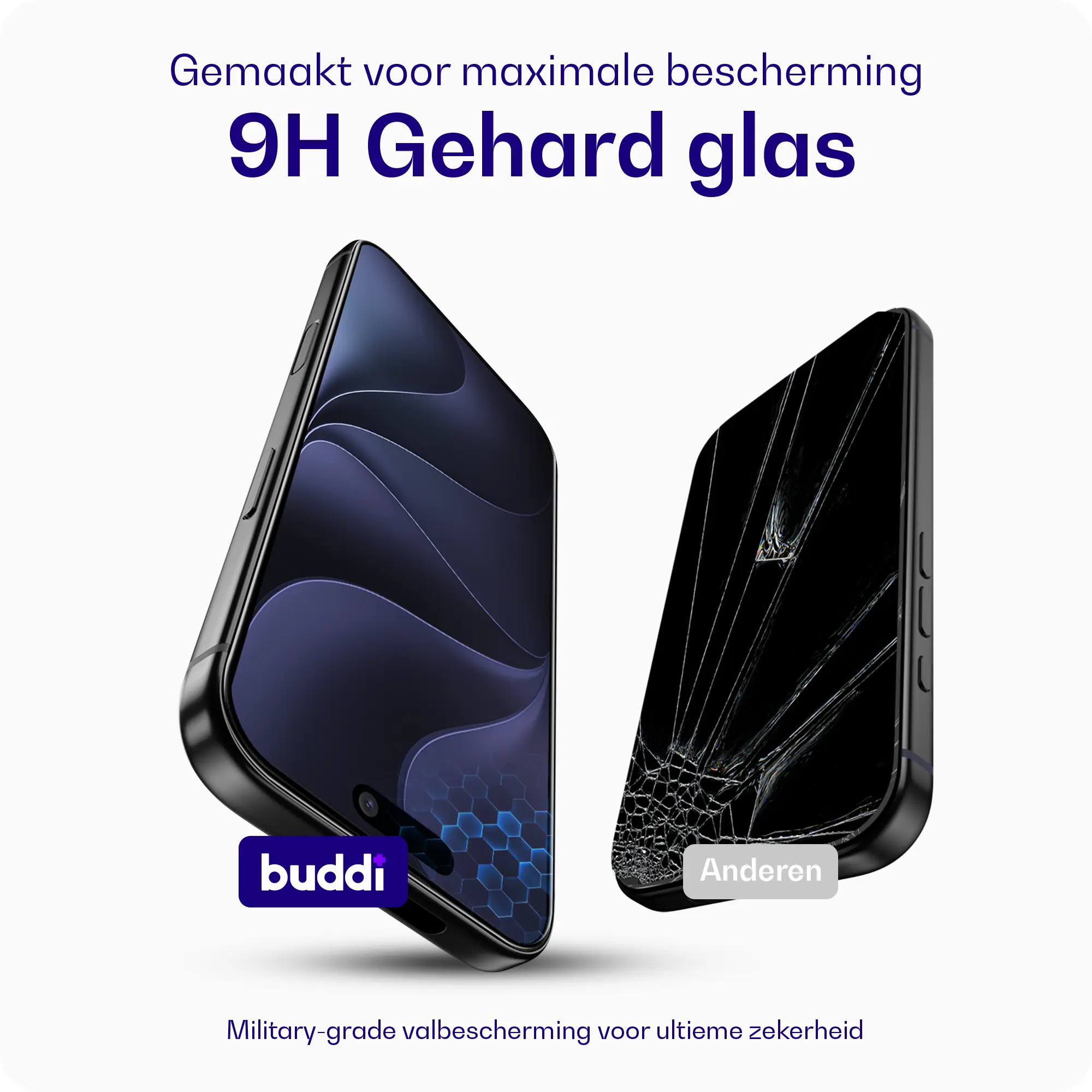 Buddi Easy Fit Apple iPhone 18 Pro Max Tempered Glass met Installatie (2-pack) afbeelding 7