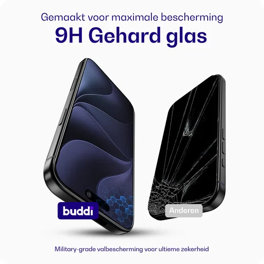 Buddi Easy Fit Apple iPhone 18 Pro Max Tempered Glass met Installatie (2-pack) afbeelding 7