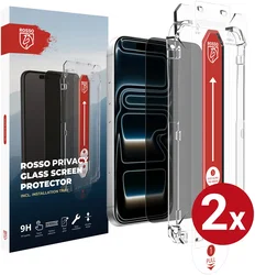 Rosso Apple iPhone 18 Pro Privacy Glass met Installatietray (2-Pack) afbeelding
