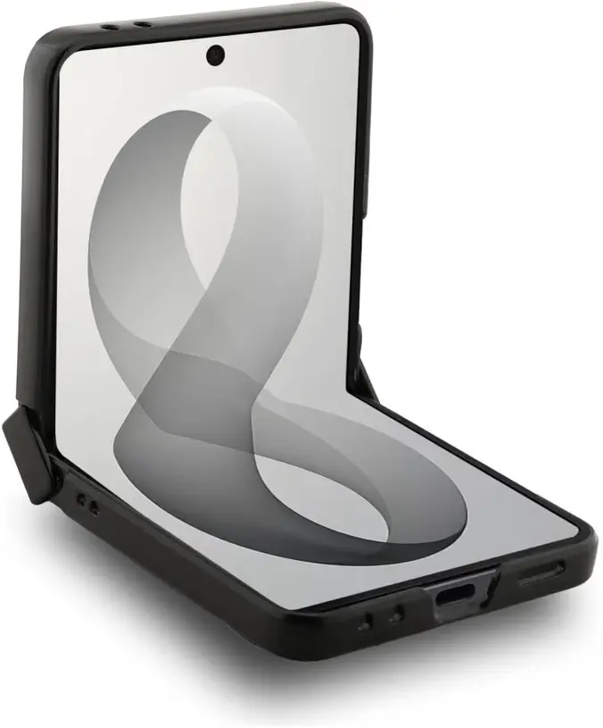 Guess 4G Classic Samsung Galaxy Z Flip 8 Hoesje MagSafe Zwart afbeelding 7