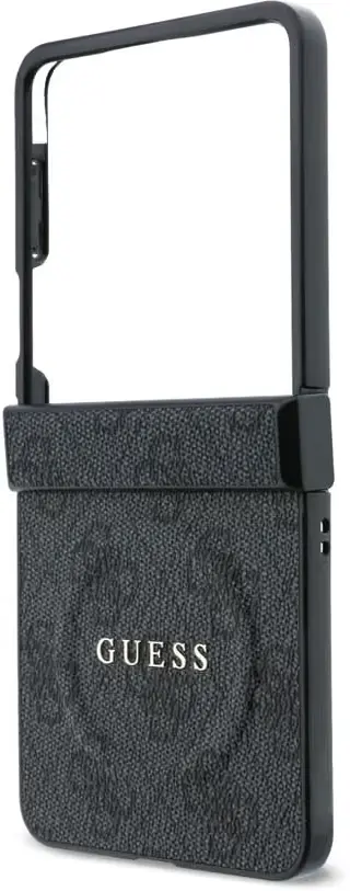 Guess 4G Classic Samsung Galaxy Z Flip 8 Hoesje MagSafe Zwart afbeelding 3