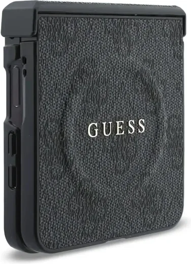 Guess 4G Classic Samsung Galaxy Z Flip 8 Hoesje MagSafe Zwart afbeelding 4