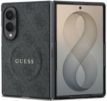 Guess 4G Classic Samsung Galaxy Z Fold 8 Hoesje MagSafe Zwart