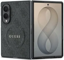Guess 4G Classic Samsung Galaxy Z Fold 8 Hoesje MagSafe Zwart afbeelding