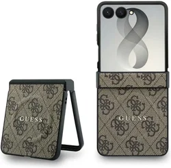 Guess 4G Classic Samsung Galaxy Z Flip 8 Hoesje MagSafe Bruin afbeelding