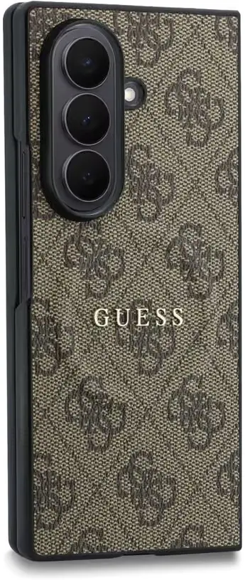 Guess 4G Classic Samsung Galaxy Z Fold 8 Ultra Hoesje MagSafe Bruin afbeelding 3