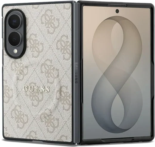 Guess 4G Classic Samsung Galaxy Z Fold 8 Hoesje MagSafe Roze afbeelding 1