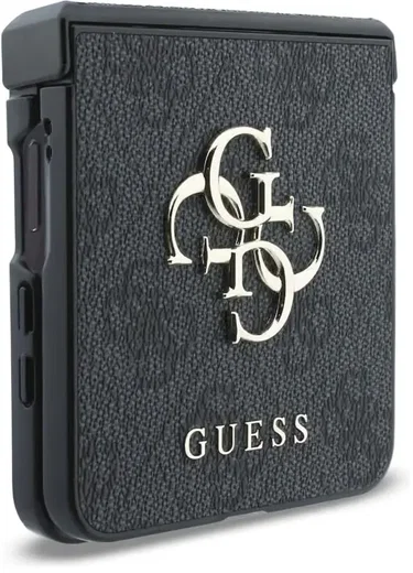 Guess Samsung Galaxy Z Flip 8 Hoesje Big 4G Logo Back Cover Zwart afbeelding 4