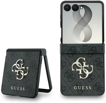 Guess Samsung Galaxy Z Flip 8 Hoesje Big 4G Logo Back Cover Zwart