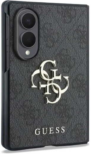 Guess Samsung Galaxy Z Fold 8 Hoesje Big 4G Logo Back Cover Zwart afbeelding 3