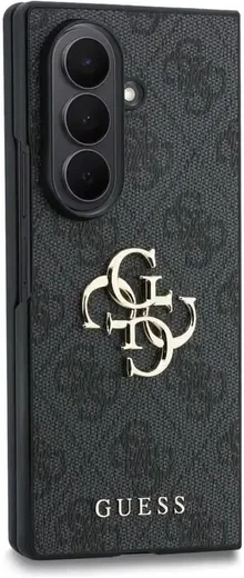 Guess Samsung Galaxy Z Fold 8 Ultra Hoesje Big 4G Logo Back Cover Zwart afbeelding 3