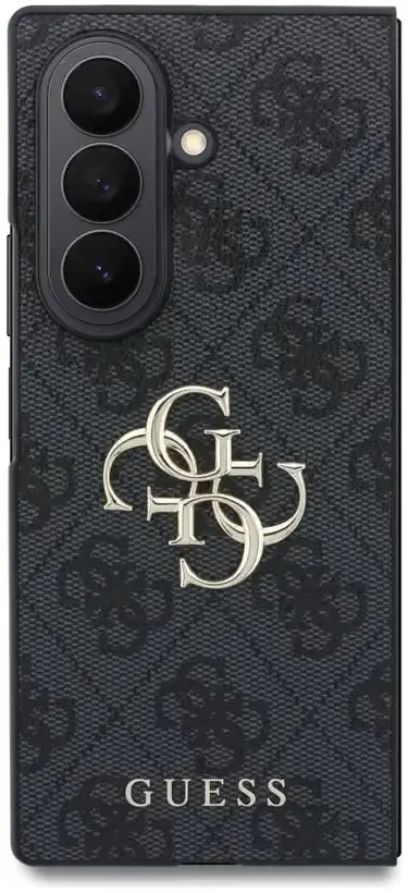 Guess Samsung Galaxy Z Fold 8 Ultra Hoesje Big 4G Logo Back Cover Zwart afbeelding 2