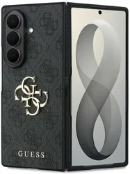 Guess Samsung Galaxy Z Fold 8 Ultra Hoesje Big 4G Logo Back Cover Zwart afbeelding