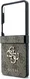 Guess Samsung Galaxy Z Flip 8 Hoesje Big 4G Logo Back Cover Bruin afbeelding 3